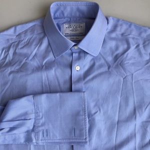 CHARLES TYRWHITT Dress Shirt French Cuff - *Flaw*